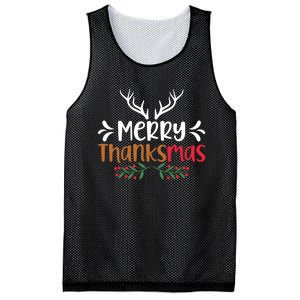 Merry Thanksmas Christmas Thanksgiving Turkey Santa Long Sleeve Mesh Reversible Basketball Jersey Tank