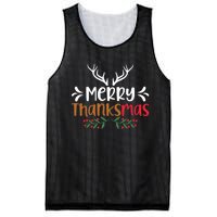 Merry Thanksmas Christmas Thanksgiving Turkey Santa Long Sleeve Mesh Reversible Basketball Jersey Tank