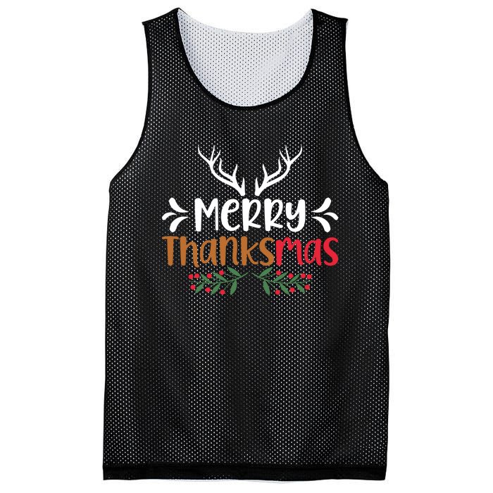 Merry Thanksmas Christmas Thanksgiving Turkey Santa Long Sleeve Mesh Reversible Basketball Jersey Tank