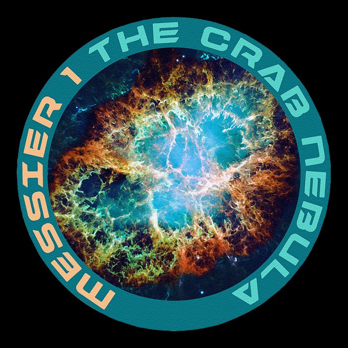 M1 The Crab Nebula Messier Object 1 Astronomy For Astronaut Daily Commute Backpack