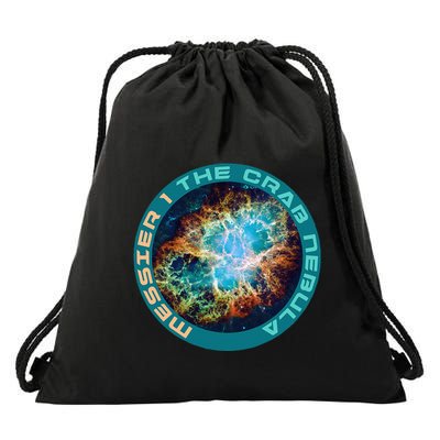 M1 The Crab Nebula Messier Object 1 Astronomy For Astronaut Drawstring Bag