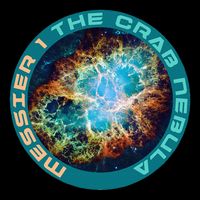 M1 The Crab Nebula Messier Object 1 Astronomy For Astronaut Baby Bodysuit