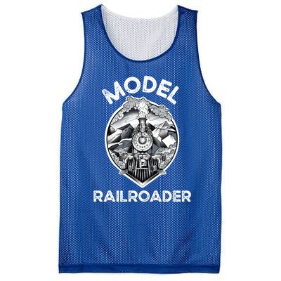 Model Train Collector Goth Steam Train Model Railroader Rail Gift Mesh Reversible Basketball Jersey Tank