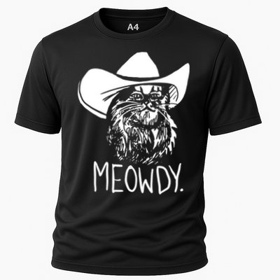 Meowdy Texas Cat Meme TShirt Performance Shirt