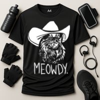 Meowdy Texas Cat Meme TShirt Cooling Performance Crew T-Shirt