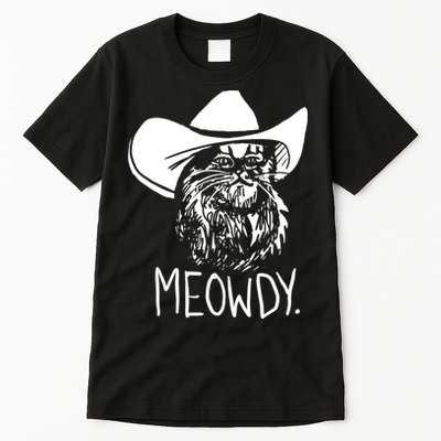 Meowdy Texas Cat Meme TShirt Tall T-Shirt