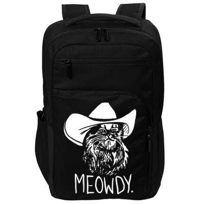 Meowdy Texas Cat Meme TShirt Impact Tech Backpack