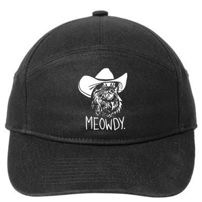 Meowdy Texas Cat Meme TShirt 7-Panel Snapback Hat