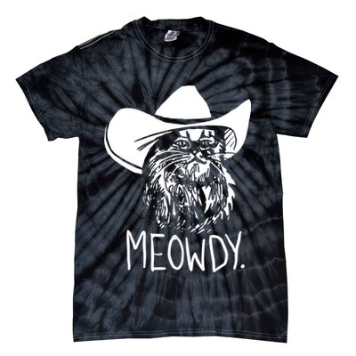 Meowdy Texas Cat Meme TShirt Tie-Dye T-Shirt