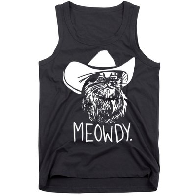 Meowdy Texas Cat Meme TShirt Tank Top