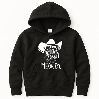 Meowdy Texas Cat Meme TShirt Kids Hoodie