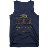 Mexican Tequila Cinco De Mayo Vintage Distressed Labell Tank Top