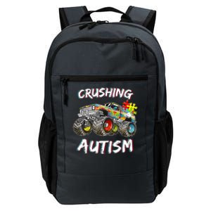 Monster Truck Crushing Austim Awareness Daily Commute Backpack