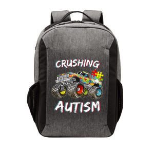 Monster Truck Crushing Austim Awareness Vector Backpack