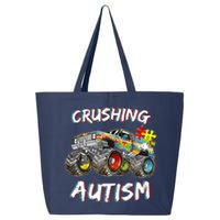 Monster Truck Crushing Austim Awareness 25L Jumbo Tote