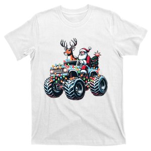 Monster Truck Christmas Christmas Santa T-Shirt