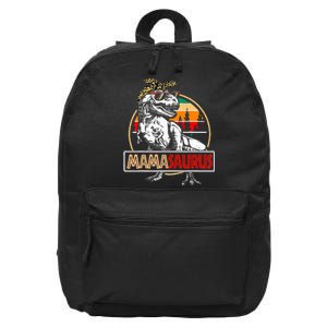 Mamasaurus Trex Dinosaur Mama Gifts For Mom Mothers Day 16 in Basic Backpack