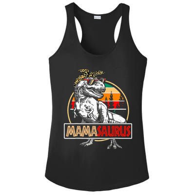 Mamasaurus Trex Dinosaur Mama Gifts For Mom Mothers Day Ladies PosiCharge Competitor Racerback Tank