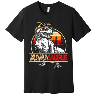 Mamasaurus Trex Dinosaur Mama Gifts For Mom Mothers Day Premium T-Shirt
