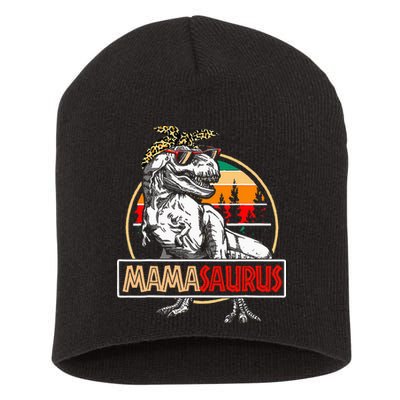Mamasaurus Trex Dinosaur Mama Gifts For Mom Mothers Day Short Acrylic Beanie