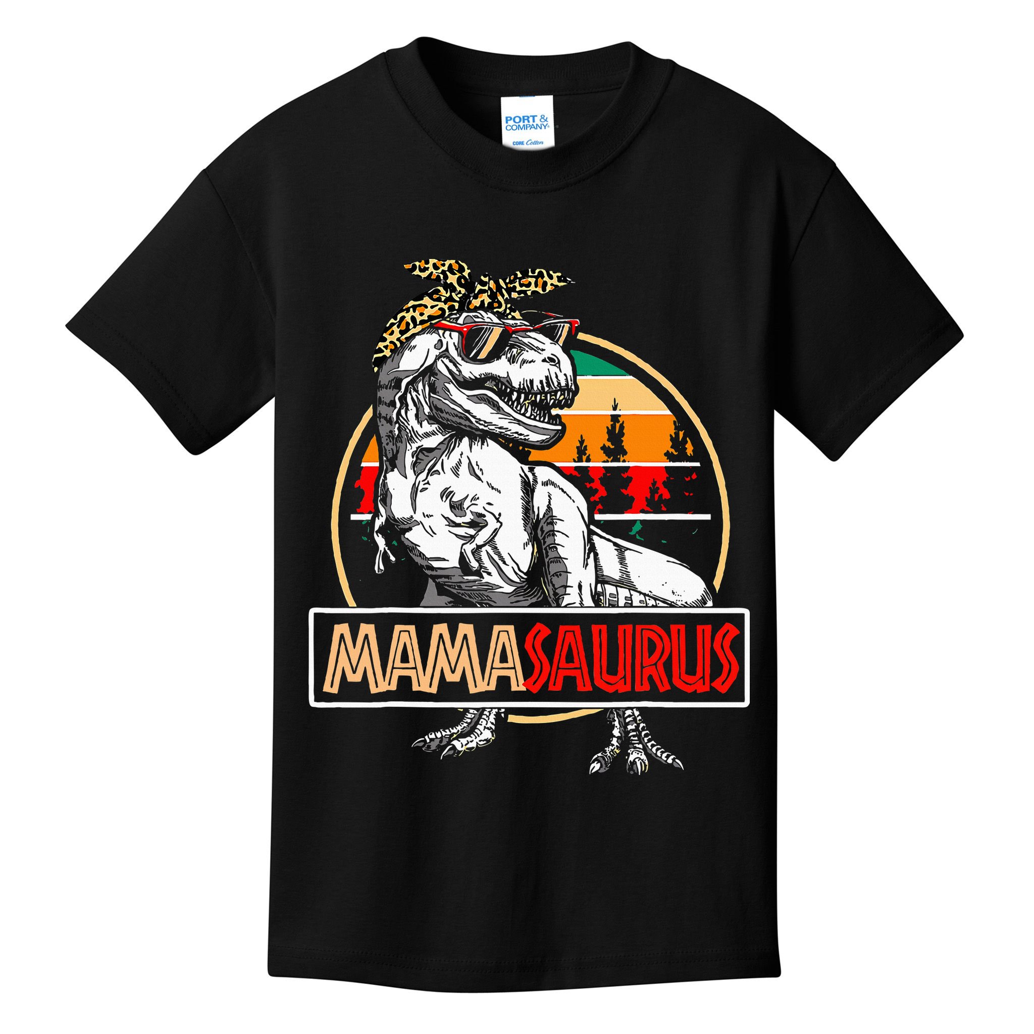 Mamasaurus Trex Dinosaur Mama Gifts For Mom Mothers Day Kids T-Shirt