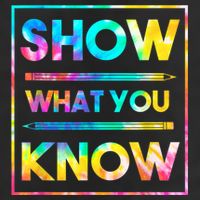 Motivational Testing Day Shirt Teacher Show What You Know 7 Panel Mesh Trucker Snapback Hat