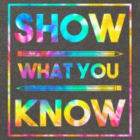 Motivational Testing Day Shirt Teacher Show What You Know Cotton Canvas Backpack