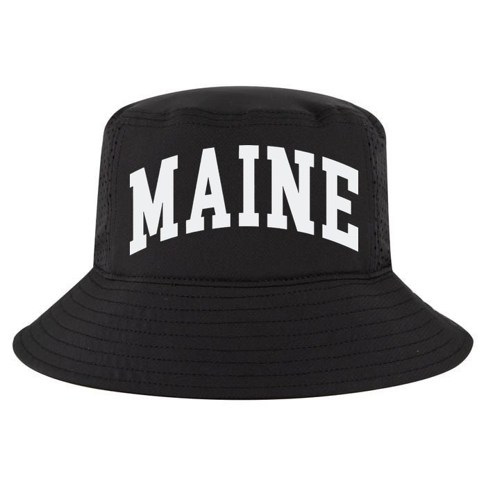 Maine Throwback Design Classic Cool Comfort Performance Bucket Hat