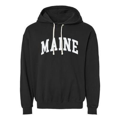 Maine Throwback Design Classic Garment-Dyed Fleece Hoodie