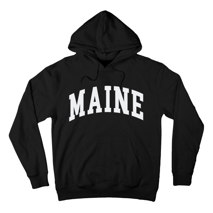 Maine Throwback Design Classic Hoodie