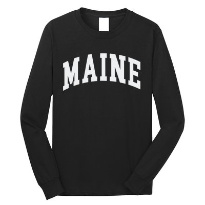 Maine Throwback Design Classic Long Sleeve Shirt