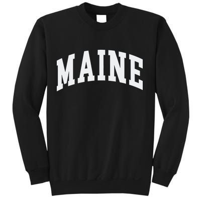 Maine Throwback Design Classic Sweatshirt