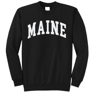 Maine Throwback Design Classic Sweatshirt