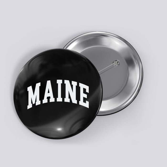 Maine Throwback Design Classic Button