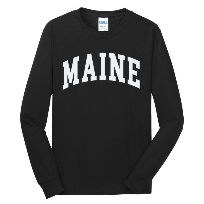 Maine Throwback Design Classic Tall Long Sleeve T-Shirt