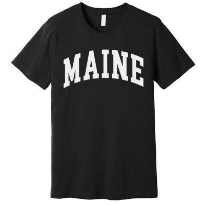 Maine Throwback Design Classic Premium T-Shirt