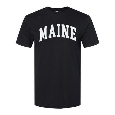 Maine Throwback Design Classic Softstyle CVC T-Shirt