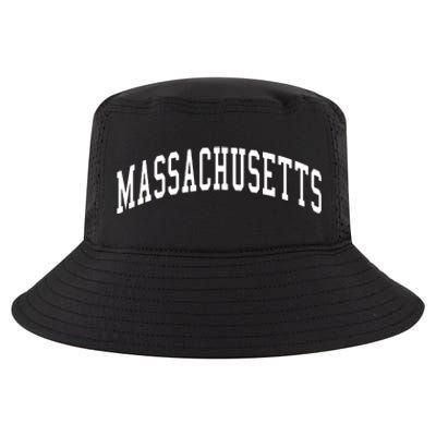 Massachusetts Throwback Design Print Classic Cool Comfort Performance Bucket Hat