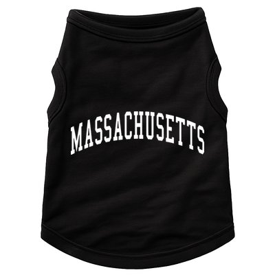 Massachusetts Throwback Design Print Classic Doggie Tank