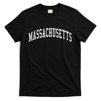 Massachusetts Throwback Design Print Classic T-Shirt