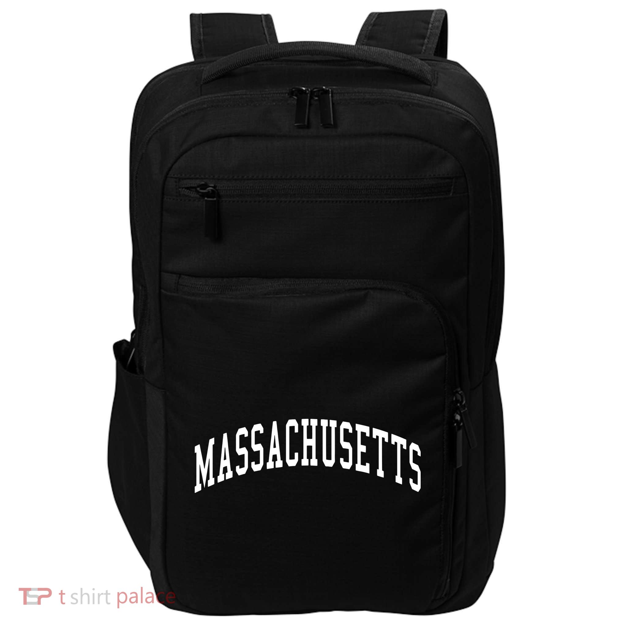 Massachusetts Throwback Design Print Classic Impact Tech Backpack