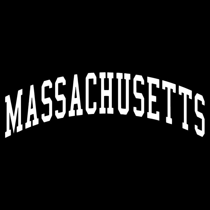 Massachusetts Throwback Design Print Classic 7-Panel Snapback Hat