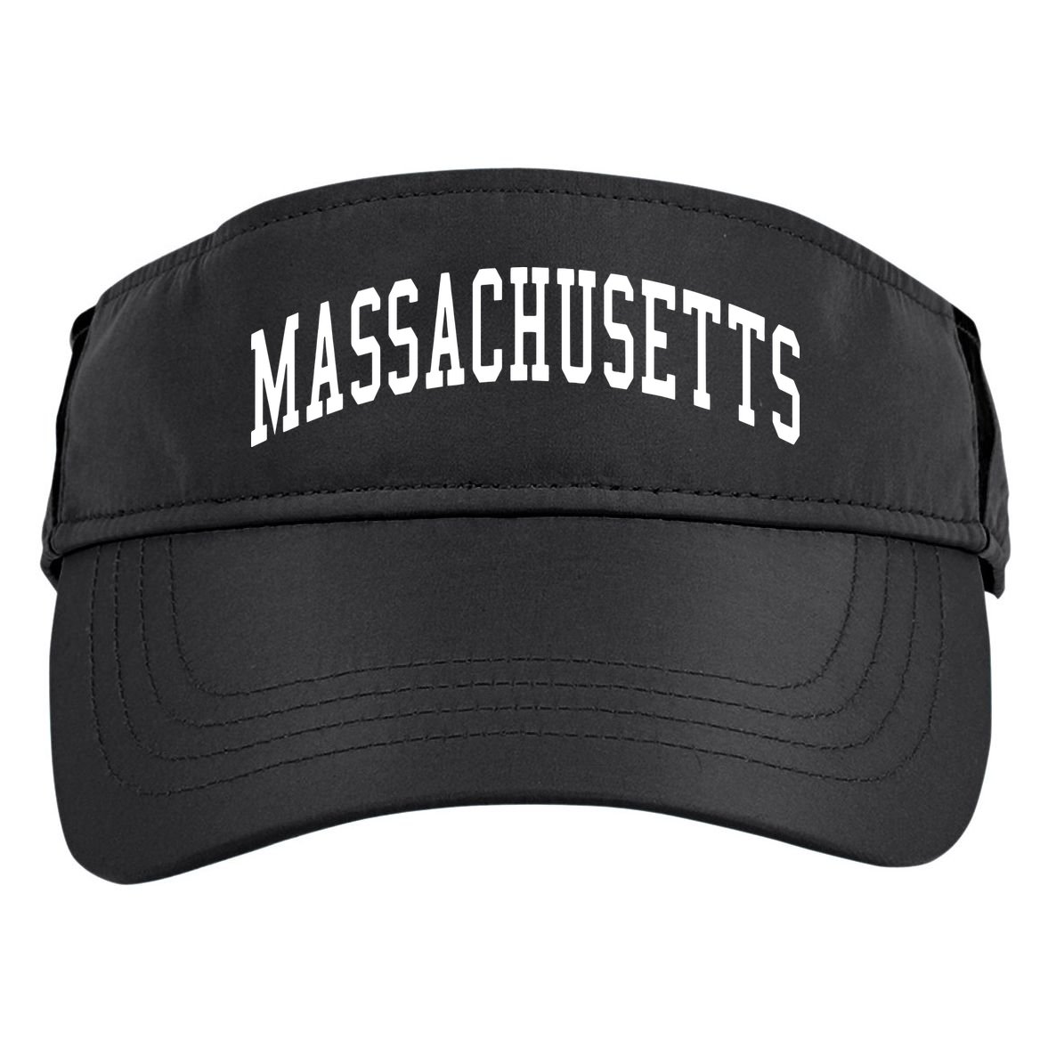 Massachusetts Throwback Design Print Classic Adult Drive Performance Visor