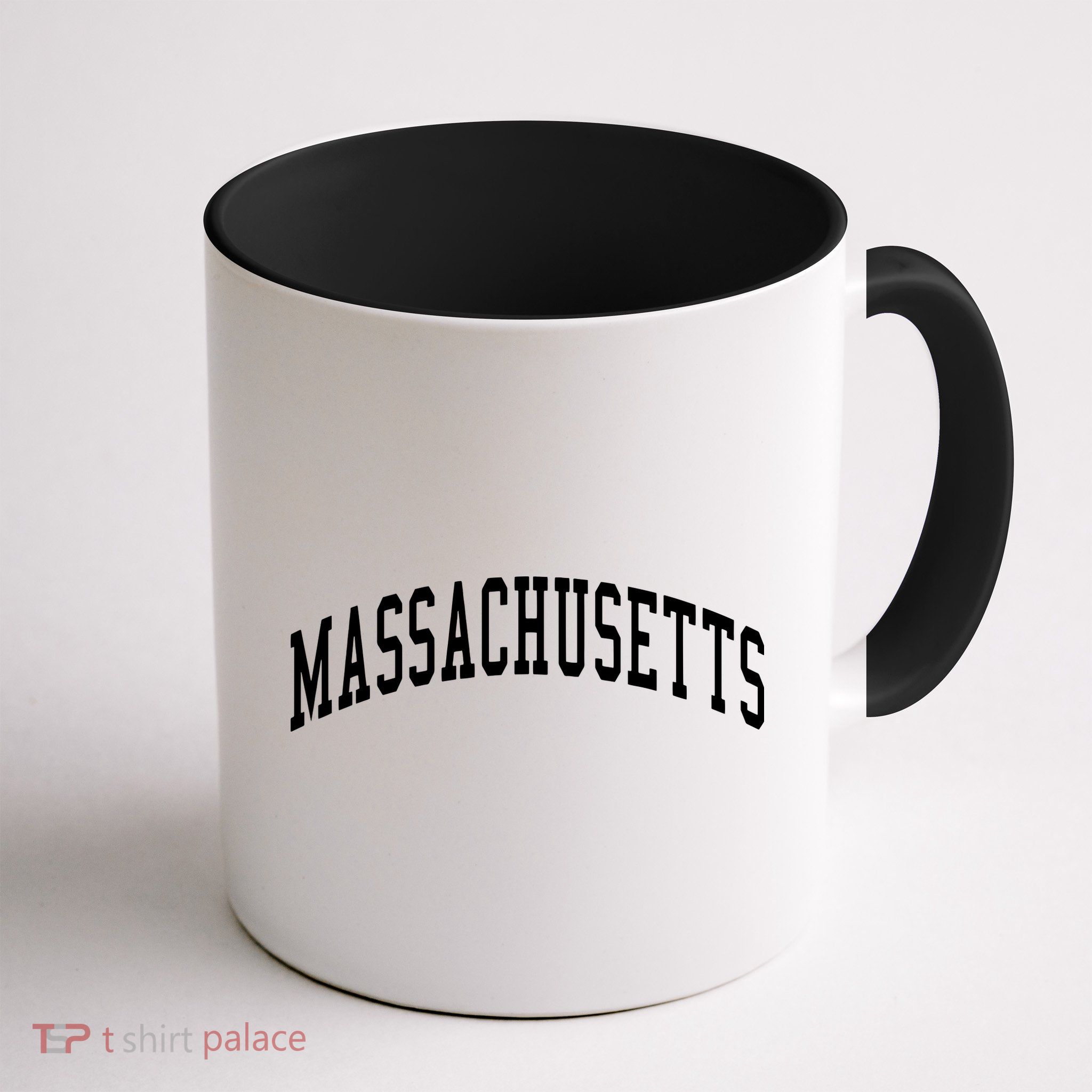 Massachusetts Throwback Design Print Classic Mug