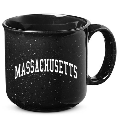 Massachusetts Throwback Design Print Classic 15oz Campfire Ceramic Mug