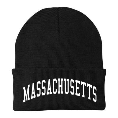 Massachusetts Throwback Design Print Classic Beanie
