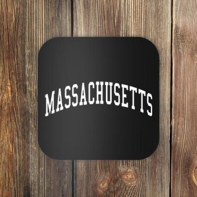 Massachusetts Throwback Design Print Classic Coaster