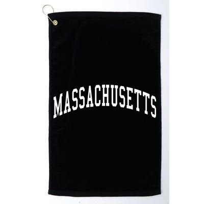 Massachusetts Throwback Design Print Classic Golf Towel