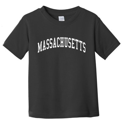 Massachusetts Throwback Design Print Classic Toddler T-Shirt