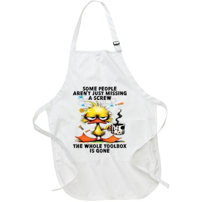 Missing Toolbox Duck Full-Length Apron With Pockets